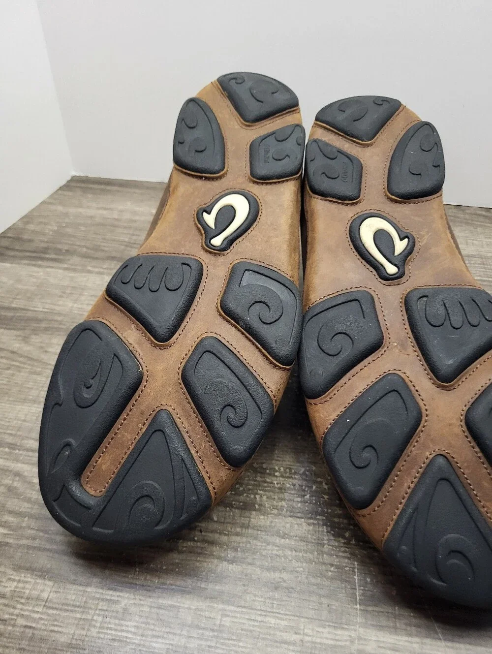 Olukia Moloa Loafers Men's Size 10 Brown Slip-On Shoes